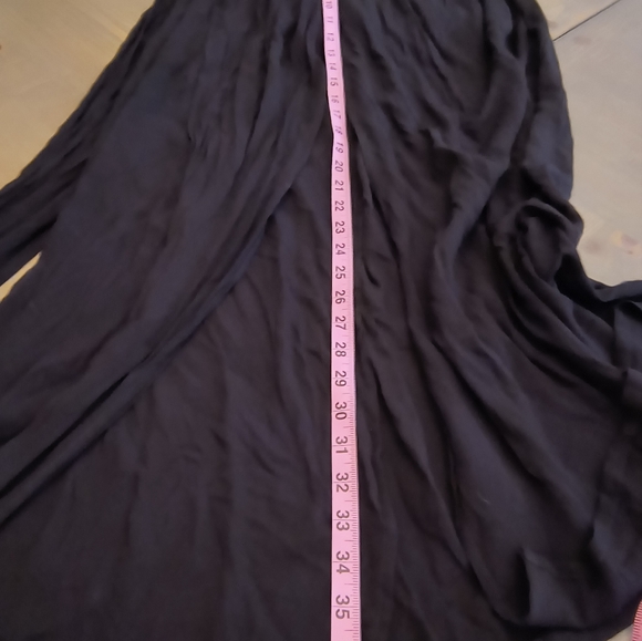 Keliki Hawaiian Romper Maxi Dress Women's Sz S Black Krinkle Tropical Beachwear - Picture 8 of 14